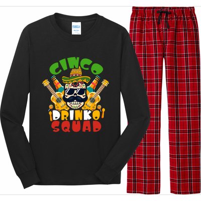 Cinco Drinko Squad Cinco De Mayo Celebration Long Sleeve Pajama Set