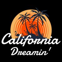 California Dreamin' Sunset Venice Beach Summer Surf La Gift Backpack