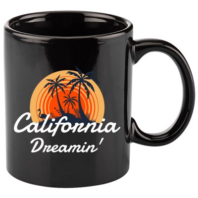 California Dreamin' Sunset Venice Beach Summer Surf La Gift 11oz C Handle Ceramic Mug