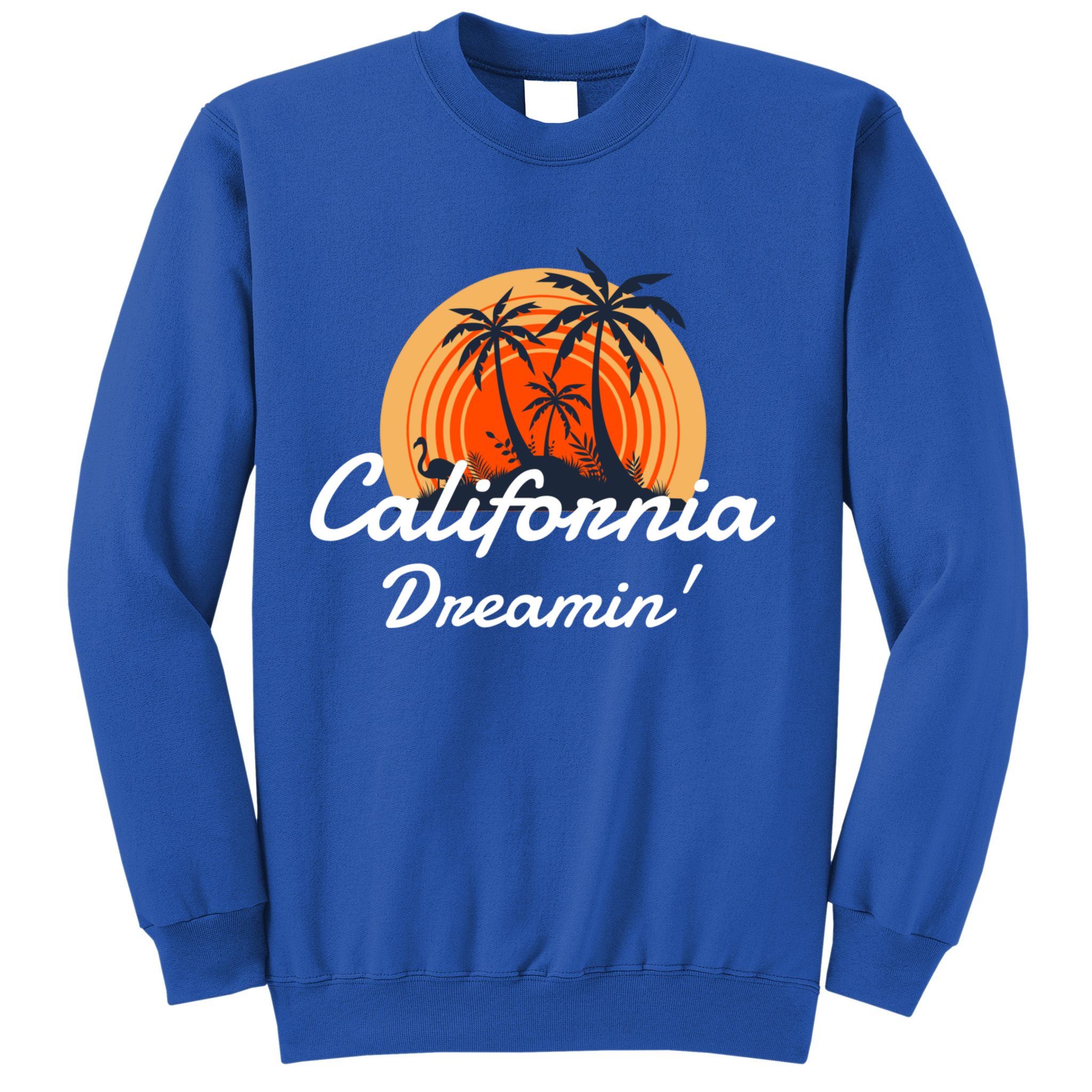 California Dreamin' Sunset Venice Beach Summer Surf La Gift Sweatshirt