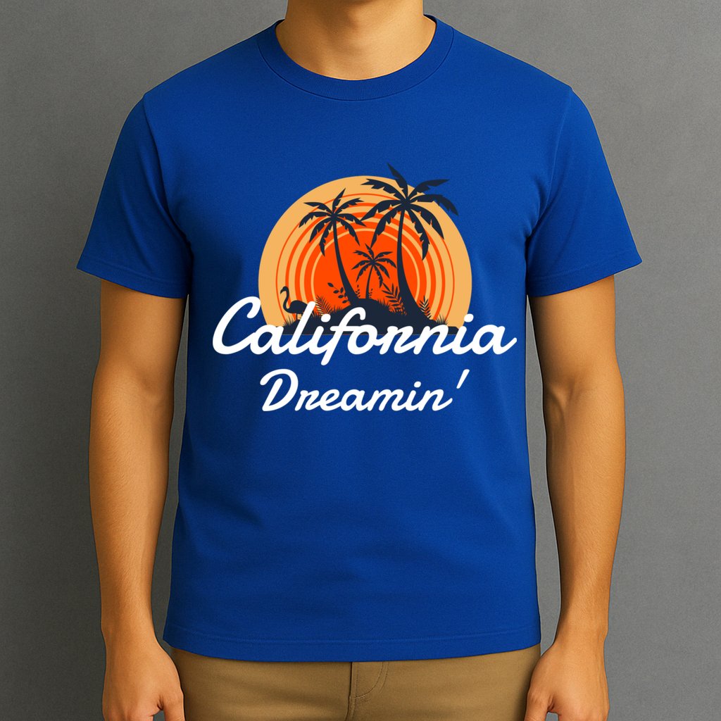 California Dreamin' Sunset Venice Beach Summer Surf La Gift T-Shirt