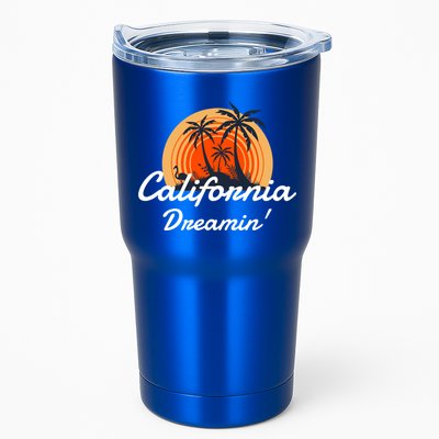 California Dreamin' Sunset Venice Beach Summer Surf La Gift Tumbler