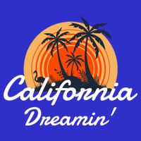 California Dreamin' Sunset Venice Beach Summer Surf La Gift Baby Bodysuit