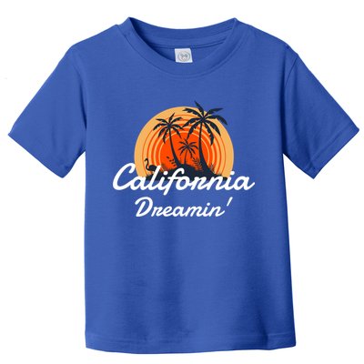 California Dreamin' Sunset Venice Beach Summer Surf La Gift Toddler T-Shirt
