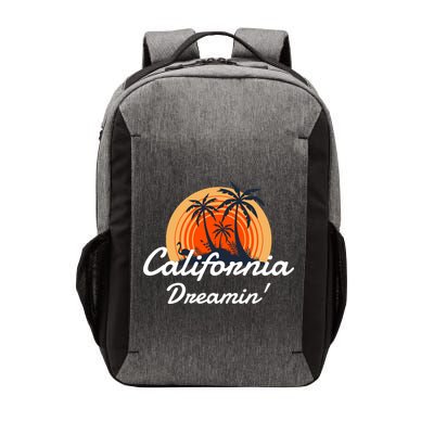 California Dreamin' Sunset Venice Beach Summer Surf La Gift Vector Backpack