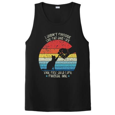 Cat Dad S Funny Cat Dad FatherS Day Cat Dad PosiCharge Competitor Tank