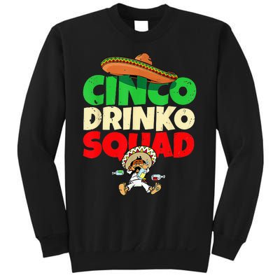 Cinco Drinko Squad Drinking Party Fiesta Funny Cinco De Mayo Sweatshirt