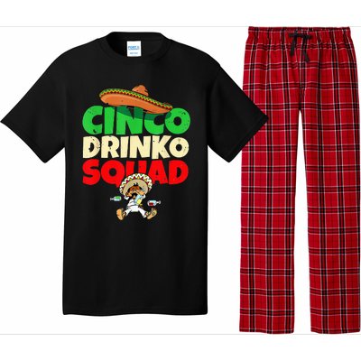 Cinco Drinko Squad Drinking Party Fiesta Funny Cinco De Mayo Pajama Set