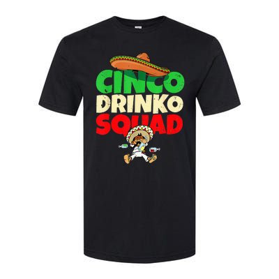 Cinco Drinko Squad Drinking Party Fiesta Funny Cinco De Mayo Softstyle CVC T-Shirt