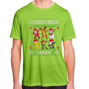 Christmas Dab Santa Friends Matching Family Christmas Squad Gift Adult ChromaSoft Performance T-Shirt