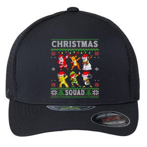 Christmas Dab Santa Friends Matching Family Christmas Squad Gift Flexfit Unipanel Trucker Cap