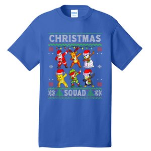 Christmas Dab Santa Friends Matching Family Christmas Squad Gift Tall T-Shirt