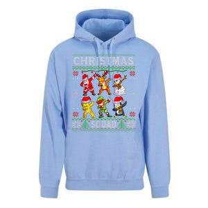 Christmas Dab Santa Friends Matching Family Christmas Squad Gift Unisex Surf Hoodie