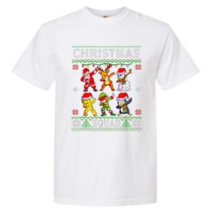 Christmas Dab Santa Friends Matching Family Christmas Squad Gift Garment-Dyed Heavyweight T-Shirt