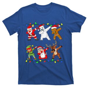 Christmas Dabbing Santa Elf And Friends Dab Xmas T-Shirt