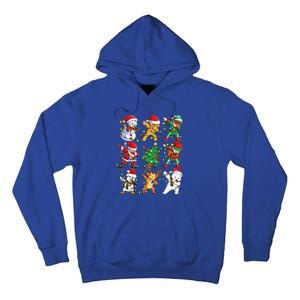 Christmas Dabbing Santa Elf Friends Funny Xmas Dab Tall Hoodie