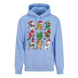 Christmas Dabbing Santa Elf Friends Funny Xmas Dab Unisex Surf Hoodie