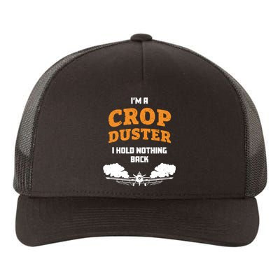 Crop Duster Sarcastic Adult Humor Funny Farting Joke Yupoong Adult 5-Panel Trucker Hat