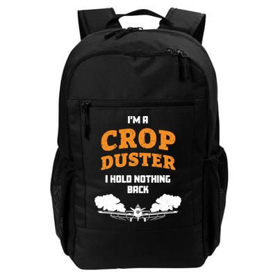 Crop Duster Sarcastic Adult Humor Funny Farting Joke Backpack