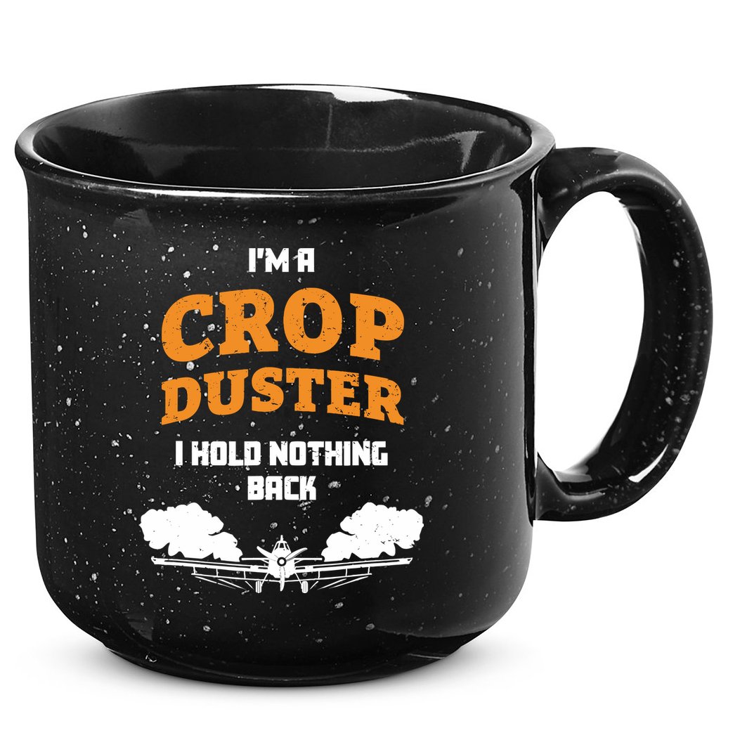 Crop Duster Sarcastic Adult Humor Funny Farting Joke 15oz Campfire Ceramic Mug