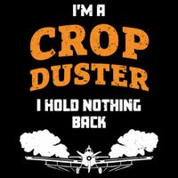 Crop Duster Sarcastic Adult Humor Funny Farting Joke Women's Crop Top Tee