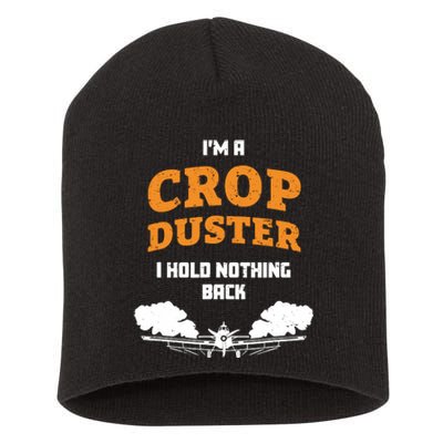 Crop Duster Sarcastic Adult Humor Funny Farting Joke Short Acrylic Beanie