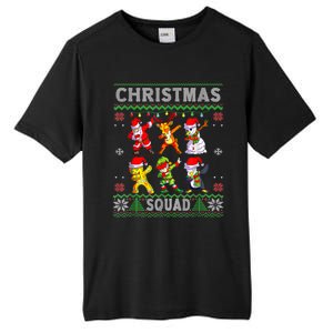 Christmas Dab Santa Friends Matching Family Christmas Squad Gift Tall Fusion ChromaSoft Performance T-Shirt