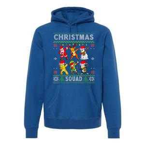 Christmas Dab Santa Friends Matching Family Christmas Squad Gift Premium Hoodie