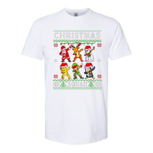 Christmas Dab Santa Friends Matching Family Christmas Squad Gift Softstyle CVC T-Shirt