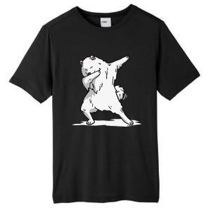 Cute Dabbing Samoyed Dog Funny Dab Dance Gift Tall Fusion ChromaSoft Performance T-Shirt