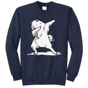 Cute Dabbing Samoyed Dog Funny Dab Dance Gift Sweatshirt