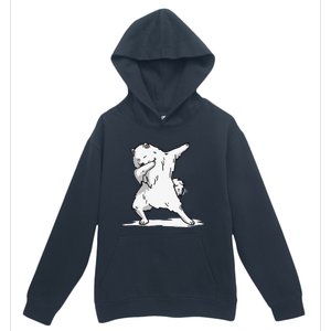 Cute Dabbing Samoyed Dog Funny Dab Dance Gift Urban Pullover Hoodie