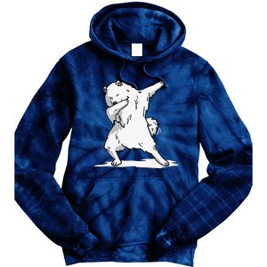 Cute Dabbing Samoyed Dog Funny Dab Dance Gift Tie Dye Hoodie