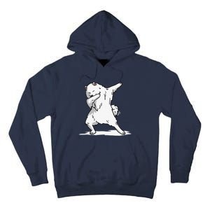 Cute Dabbing Samoyed Dog Funny Dab Dance Gift Tall Hoodie