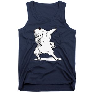 Cute Dabbing Samoyed Dog Funny Dab Dance Gift Tank Top