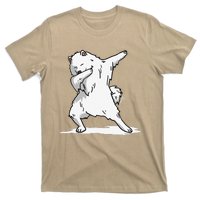 Cute Dabbing Samoyed Dog Funny Dab Dance Gift T-Shirt