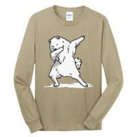 Cute Dabbing Samoyed Dog Funny Dab Dance Gift Tall Long Sleeve T-Shirt