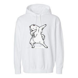 Cute Dabbing Samoyed Dog Funny Dab Dance Gift Garment-Dyed Fleece Hoodie