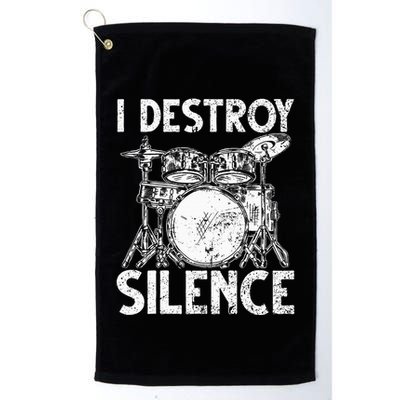Cute Drum Set Art Drumming Rocker Music Percussion Golf Towel