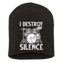 Cute Drum Set Art Drumming Rocker Music Percussion Short Acrylic Beanie