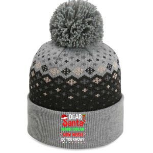 Christmas Dear Santa Before I Explain How Much Do You Know The Baniff Cuffed Pom Beanie