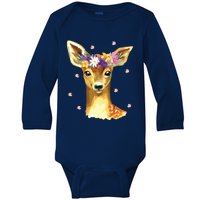 Cute Deer Shirts Fawn Deer Costume Deer Baby Long Sleeve Bodysuit