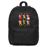 Christmas Dabbing Santa Elf Deer Friends Xmas 16 in Basic Backpack