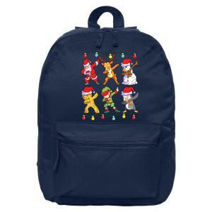 Christmas Dabbing Santa Elf Deer Friends Xmas 16 in Basic Backpack