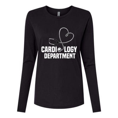 Cardiology Department Stethoscope Heart Surgeons Surgery Womens Cotton Relaxed Long Sleeve T-Shirt