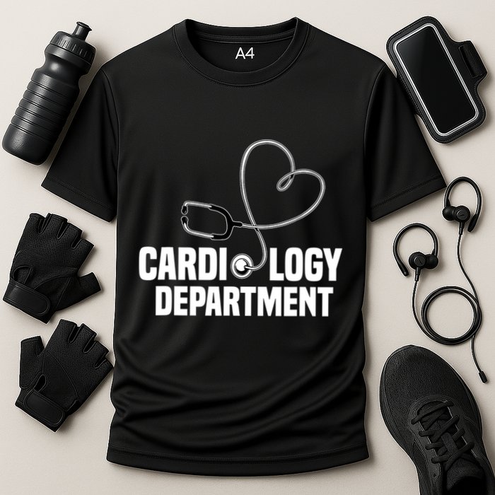 Cardiology Department Stethoscope Heart Surgeons Surgery Cooling Performance Crew T-Shirt