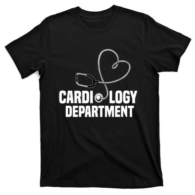 Cardiology Department Stethoscope Heart Surgeons Surgery T-Shirt