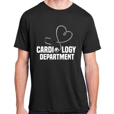 Cardiology Department Stethoscope Heart Surgeons Surgery Adult ChromaSoft Performance T-Shirt