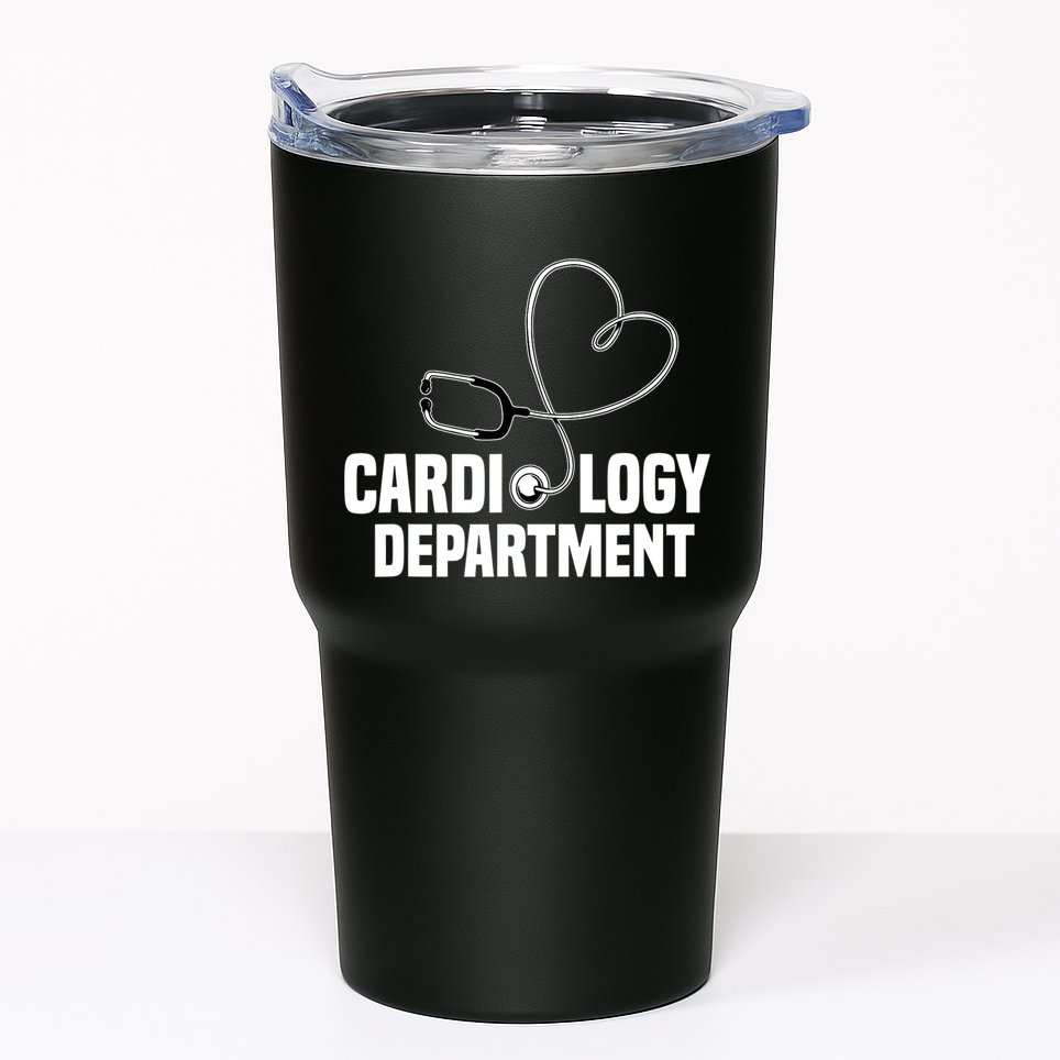 Cardiology Department Stethoscope Heart Surgeons Surgery Tumbler