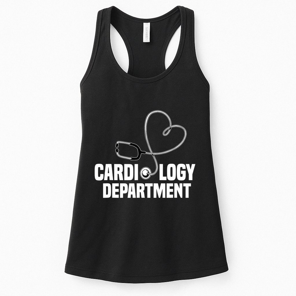 Cardiology Department Stethoscope Heart Surgeons Surgery Womens Tank Top